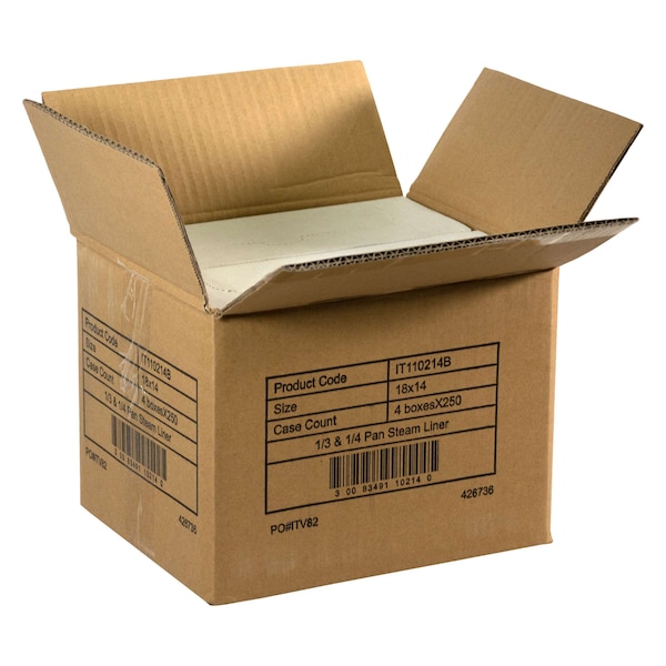 Daymark Daymark Safe2Go 18"x14" Third And Quarter Steam Pan Liner, PK1000 - IT110214B