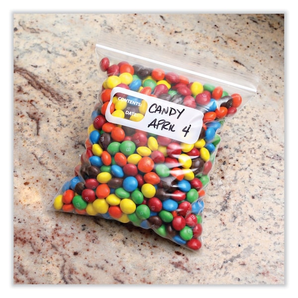 Boardwalk Reclosable Food Storage Bags, 1 qt, 1.75 mil, 7" x 8", Clear, PK500 - BWKQUARTBAG