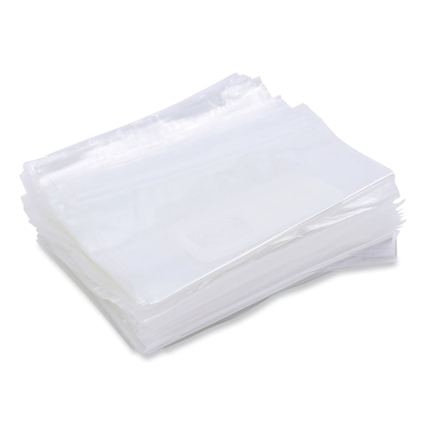 Boardwalk Reclosable Food Storage Bags, 1 qt, 1.75 mil, 7" x 8", Clear, PK500 - BWKQUARTBAG