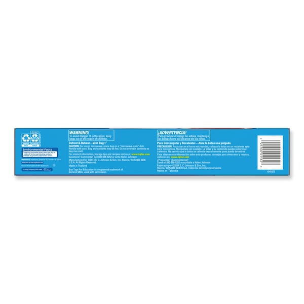 Ziploc Zipper Freezer Bags, 2 gal, 13" x 15", Clear, PK10, 10PK - 665258