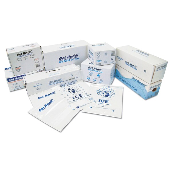 Inteplast Group Food Bags, 18 qt, 0.68 mil, 10" x 20", Clear, PK1000 - PB100420R