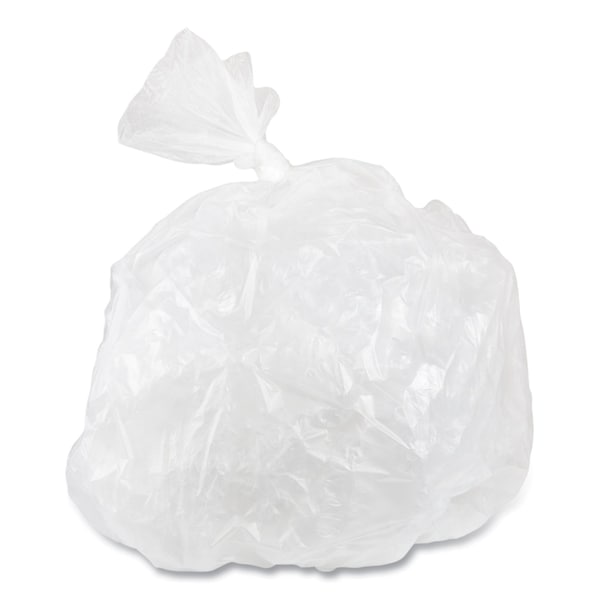 Inteplast Group Food Bags, 5.5 gal, 10" x 8" x 24", Clear, PK500 - PB100824
