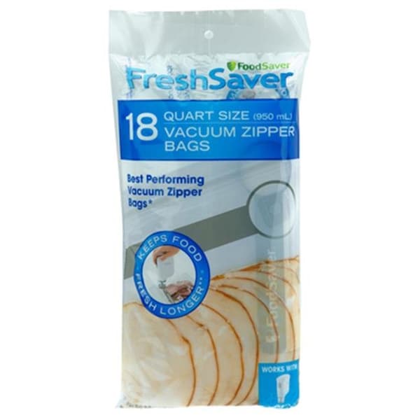 Foodsaver FoodSaver FSFRBZ0216-P00 Quart Bag FoodSaver - 18 Count - 198049