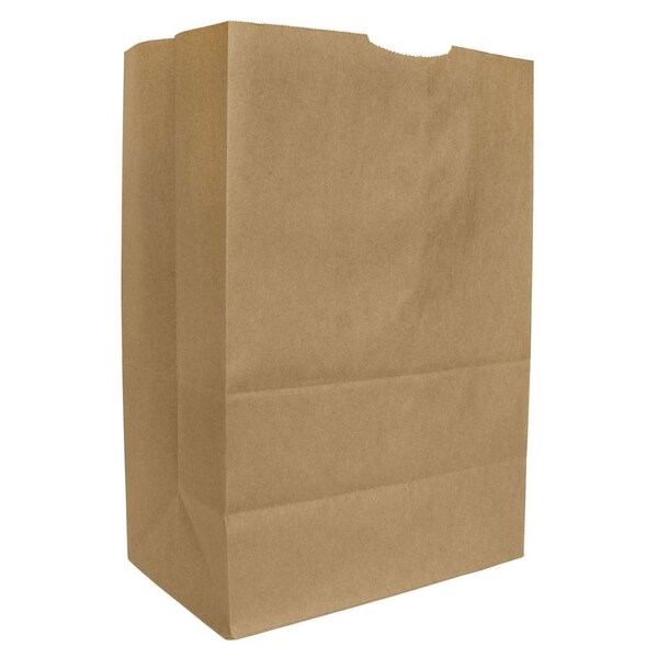 Ajm Packaging AJM 57# Squat Narrow Base Kraft Bag, PK500 - SS57NP5C