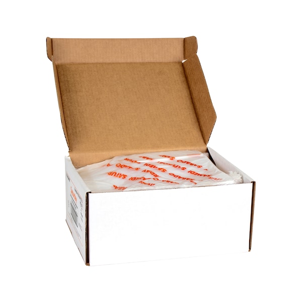 Valugards Bag High Density Preportion Bag Printed Saturday Orange, PK2000 - 303679776