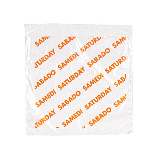 Valugards Bag High Density Preportion Bag Printed Saturday Orange, PK2000 - 303679776