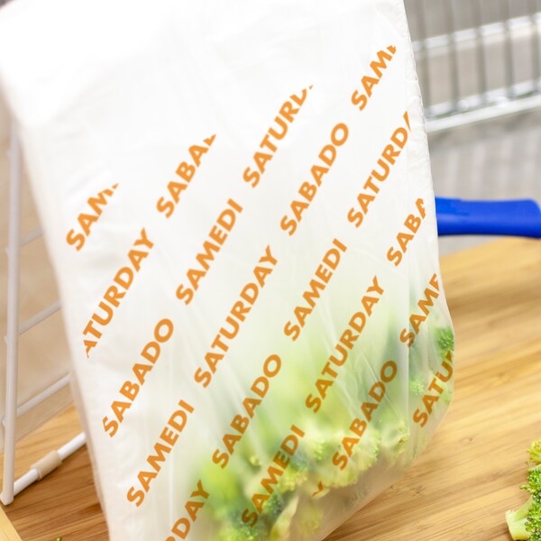 Valugards Bag High Density Preportion Bag Printed Saturday Orange, PK2000 - 303679776