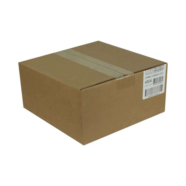 Pak-Sher Pak-Sher 12.5"x11.5"x2.5" Drink Carrier Bag, PK1000 - 4804