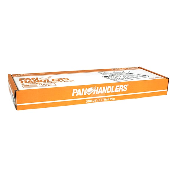 Panhandlers Pan Handlers 24"x17" Half Size Ovenable Roasting Nylon Bag, PK100 - 304985032