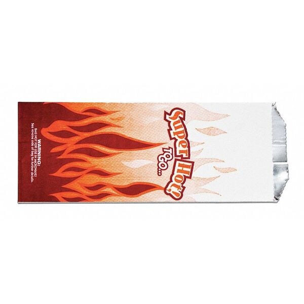 Value Brand Thermal Super Hot Bags, Foil In - Pint, 4 x 3 1/4 x 10", PK1000 - E-7162