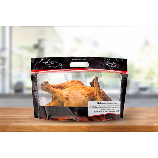 Fantapak Laminated Hot Food Pouch, 2.75 mi, PK250 - SLDHOTFOODRG