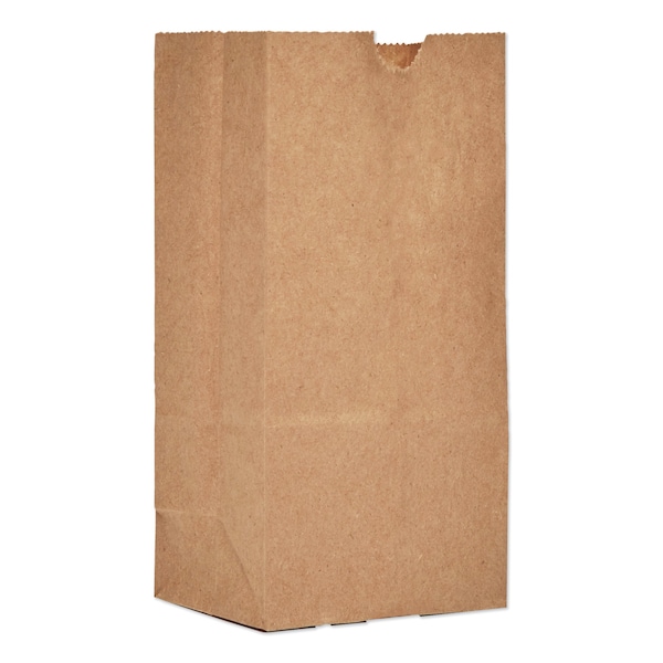 General Grocery Paper Bags, 30 lb Capacity, No 1, 3.5 in x 2.38 in x 6.88 in., Kraft, 8000PK - BAG GK1