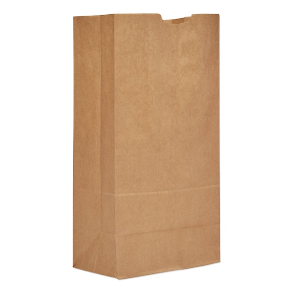 General Grocery Paper Bags, 40 lb Capacity, #20, 8.25 in. x 5.94 in. x 16.13 in., Kraft, 1000PK - BAG GK20