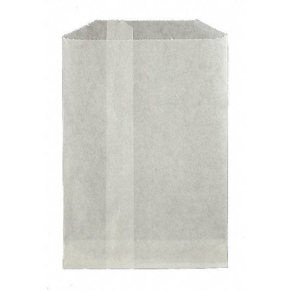 Value Brand White Candy Bags, 6 3/4 x 9", PK1000 - E-7086