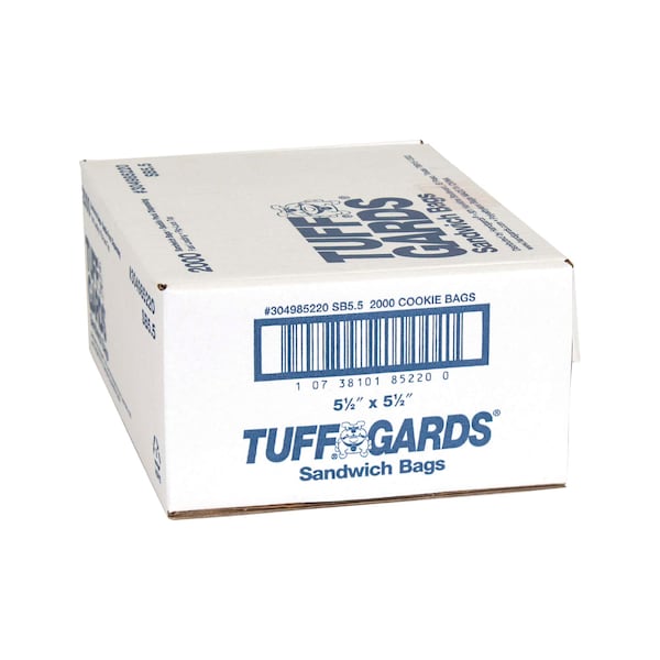 Tuffgards Handgards Tuffgards Sandwich High Density Saddle 5.5"x5.5" Bag, PK2000 - 304985220