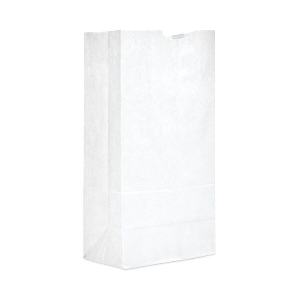 Ajm Packaging Grocery Bag, 16.5 x 15.5, White, 1000PK - BAG GW16