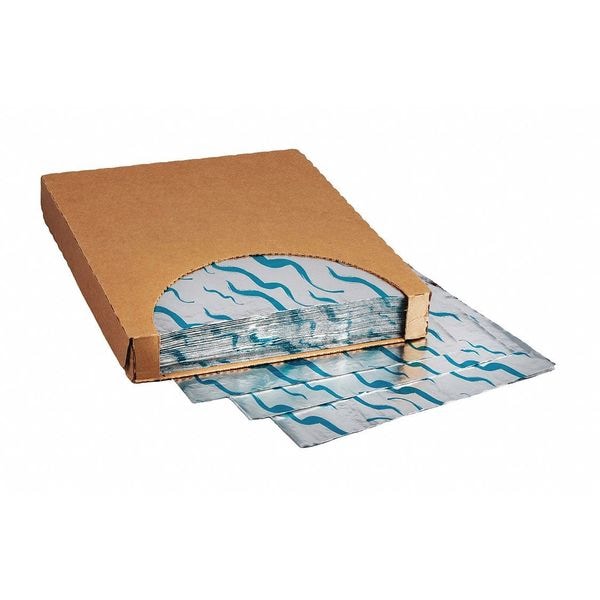 Crownhill Foil Sheets, Printed - Teal, 10 1/2 x 13", PK500 - F-3770