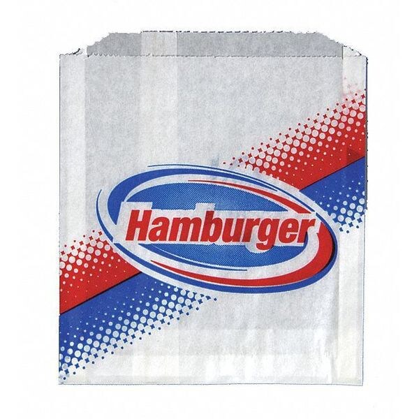 Value Brand Hamburger Sandwich Bags, 6 x 3/4 x 6 1/2", PK 1000 - E-7125