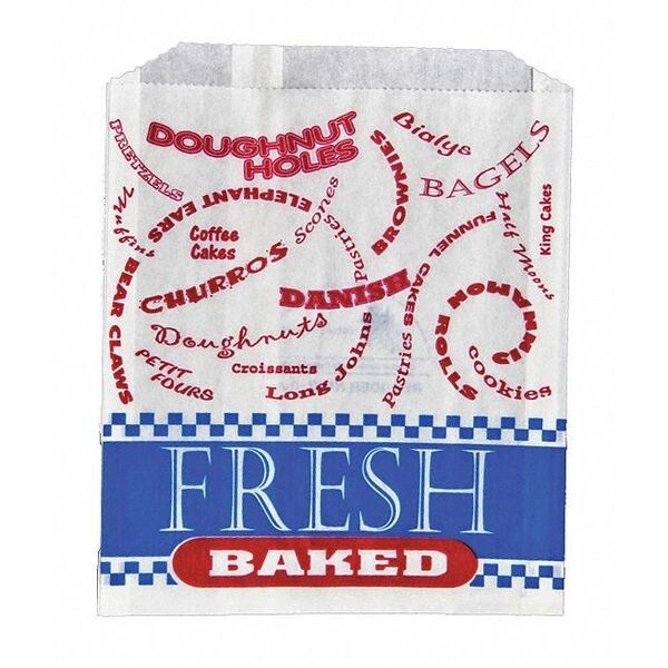 Value Brand Cookie Sandwich Bags, 6 x 3/4 x 6 1/2", PK 250 - E-7127