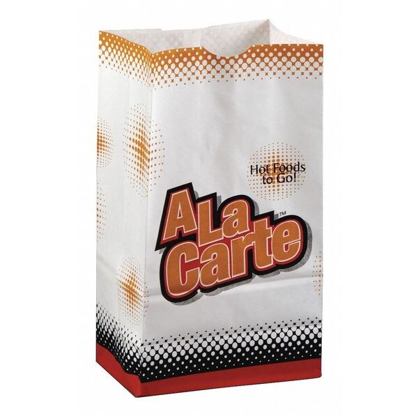 Zoro Select A La Carte Bags, 6 1/8 x 3 7/8 x 12 5/8", PK 500 - E-7112