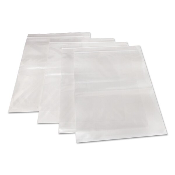 Bagco Zippit Resealable Bags, 4 mil, 9 in. x 12 in., Clear, 500PK - MGP MGZ4P0912