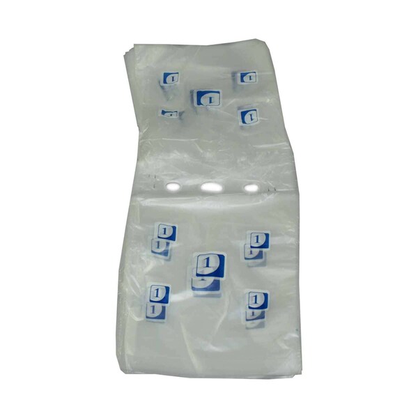Pak-Sher Pak-Sher 6.3x7 No 1 Portion Food Storage Bag, PK2000 - 5870
