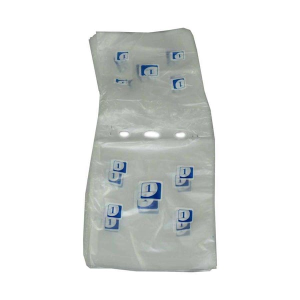 Pak-Sher Pak-Sher 6.3x7 No 1 Portion Food Storage Bag, PK2000 - 5870