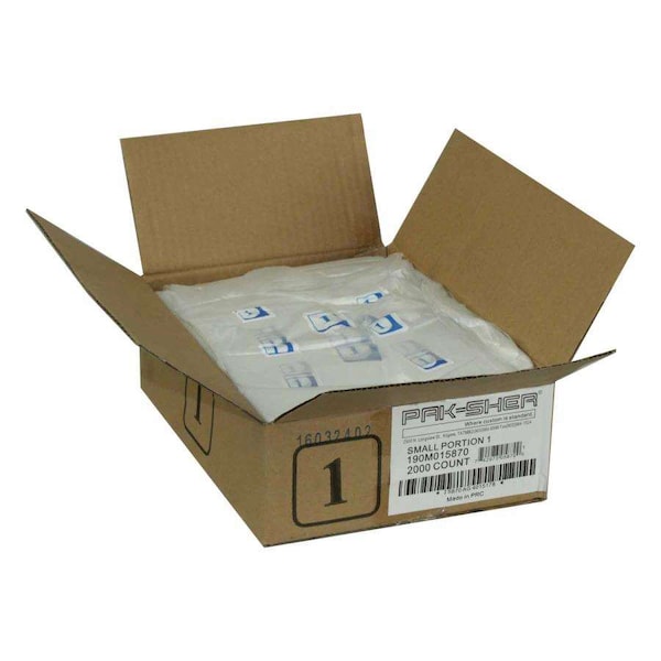 Pak-Sher Pak-Sher 6.3x7 No 1 Portion Food Storage Bag, PK2000 - 5870