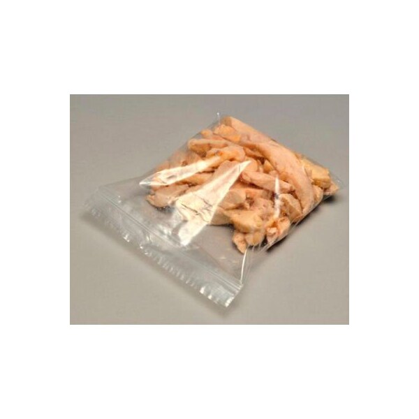 Lk Packaging Reclosable Freezer Bags W/ White Block, 2 Gal., 13"W x 15-1/2"L, 2.7 Mil, Clear, 100/Pack - 2GALFR