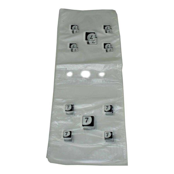 Pak-Sher Pak-Sher 6.3x7 No 7 Portion Food Storage Bag, PK2000 - 5876