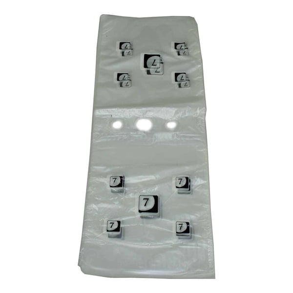 Pak-Sher Pak-Sher 6.3x7 No 7 Portion Food Storage Bag, PK2000 - 5876