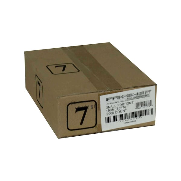 Pak-Sher Pak-Sher 6.3x7 No 7 Portion Food Storage Bag, PK2000 - 5876