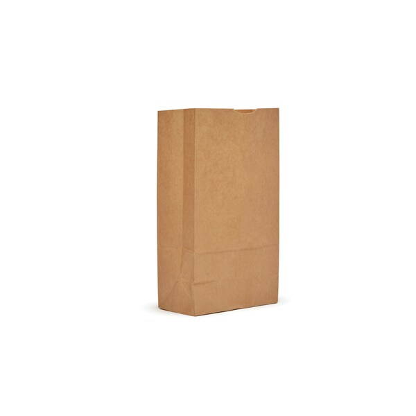Ajm Packaging AJM 12# Natural Kraft Bag, PK500 - GB12NP5C