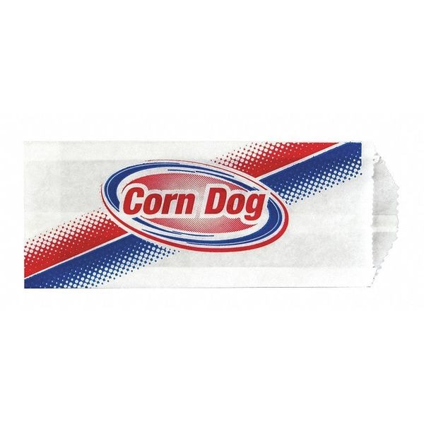 Value Brand Corn Dog Bags, 3 x 3/4 x 7", PK1000 - E-7121