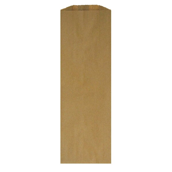 Ajm Packaging AJM Pint Liquor Narrow Base Kraft Bag, PK500 - LP35NP5C
