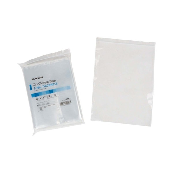 Mckesson Zip Closure Bag, 10 X 13 Inches, 1000PK - 4583