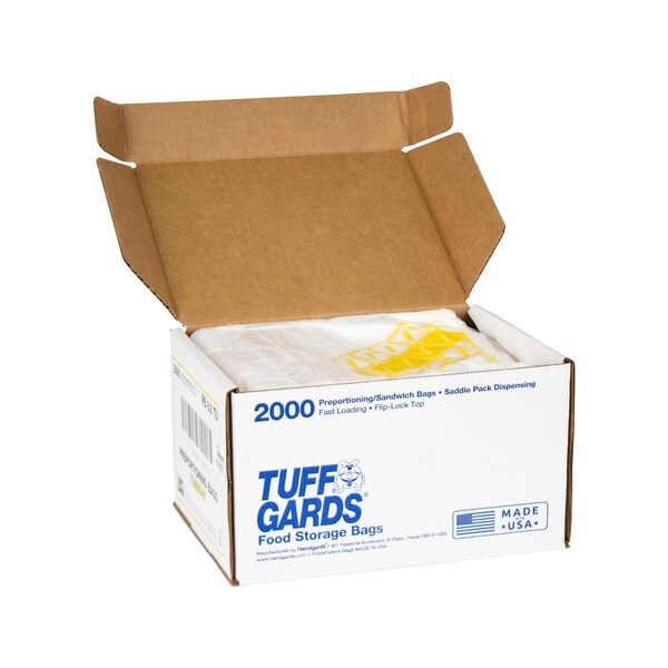 Tuffgards Tuff Gards 2M High Density Yellow Tuesday Preportioning Bag, PK2000 - 303679812