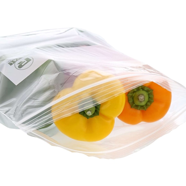 Amercareroyal Royal 13"x15.63" Two gal. Double Zipper Bag, PK100 - ZBG1315