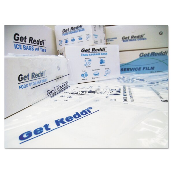 Inteplast Group Food Bags, 22 qt, 0.85 mil, 10" x 24", Clear, PK500 - PB100824M