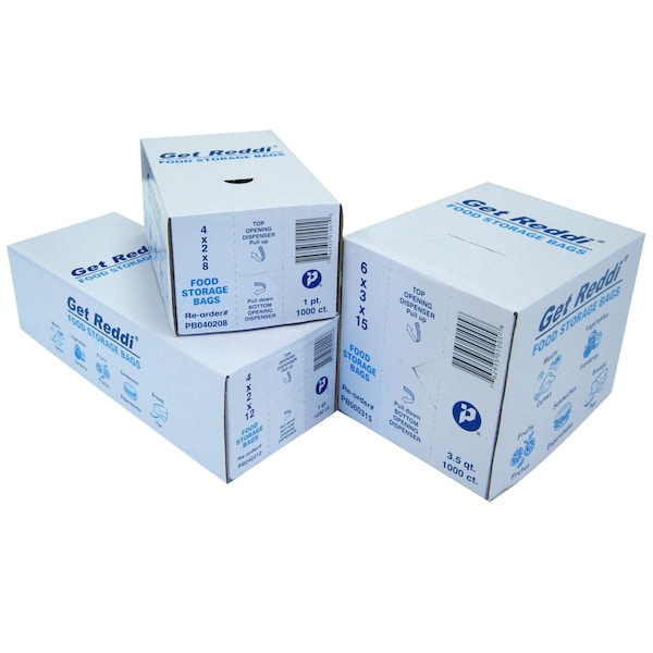 Pitt Plastics 5.5"x4.75"x19" .75mm Clear Large Bread Food Storable Bag, PK1000 - PB5547519