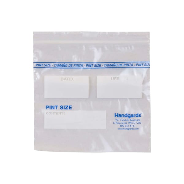 Zipgards Zipgard Freezer Bag Pint Zg6, PK500 - 304985461