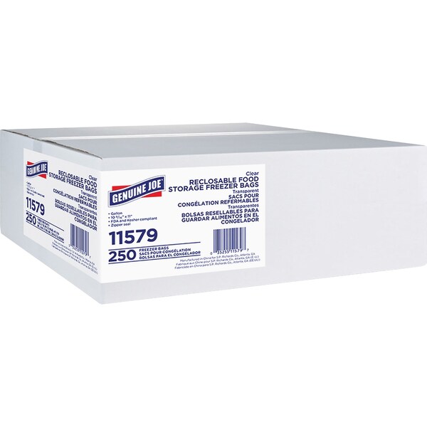 Genuine Joe Freezer Storage Bags, PK250 - 11579CT