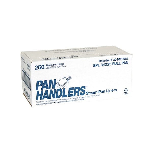 Panhandlers Handgards Panhandler 34"x25" Full Steam Pan Liner, PK250 - 303679981