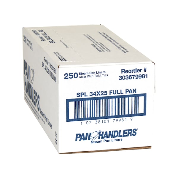 Panhandlers Handgards Panhandler 34"x25" Full Steam Pan Liner, PK250 - 303679981