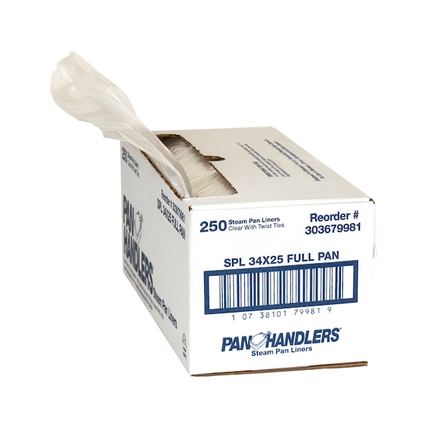 Panhandlers Handgards Panhandler 34"x25" Full Steam Pan Liner, PK250 - 303679981