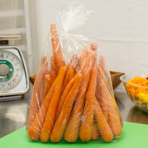 Tuffgards 5"x4.5"x18" .6 mil Low Density Roll Pack Clear Food Storage Bag, PK1000 - 304985353
