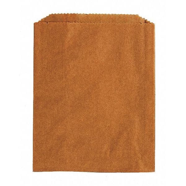 Value Brand Natural Kraft No 25 Grease Proof Sandwich Bags, 6 1/2 x 1 x 8", PK2000 - E-7047