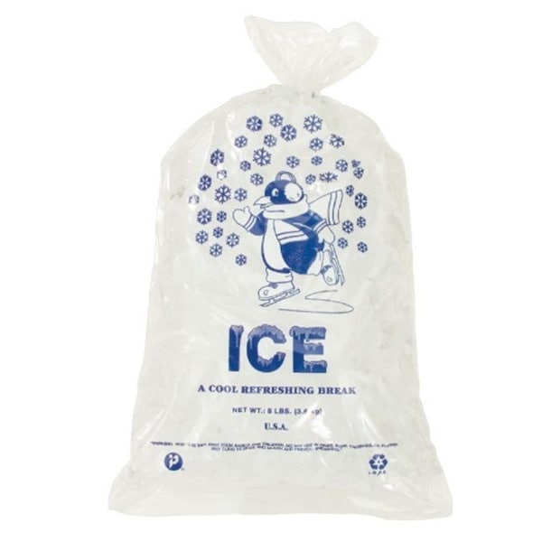 Inteplast Group Inteplast Group IBS IC1221 Ice Bags with Twist Ties 12 in. W x 21 in. L - IBS IC1221