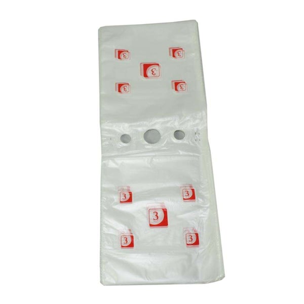 Pak-Sher Pak-Sher 6.3x7 No 3 Portion Food Storage Bag, PK2000 - 5872