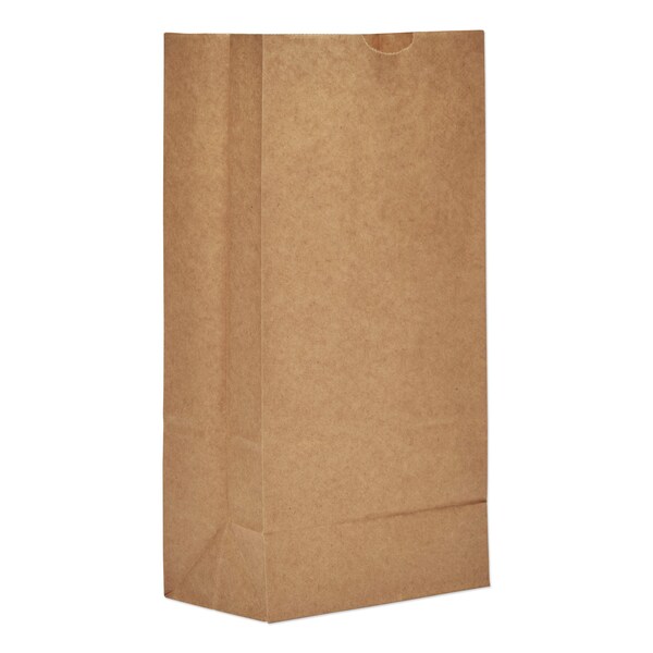 General Grocery Paper Bags, 60 lb Capacity, No 8, 6.13 in x 4.17 in x 12.44 in., Kraft, 1000PK - BAG GX8